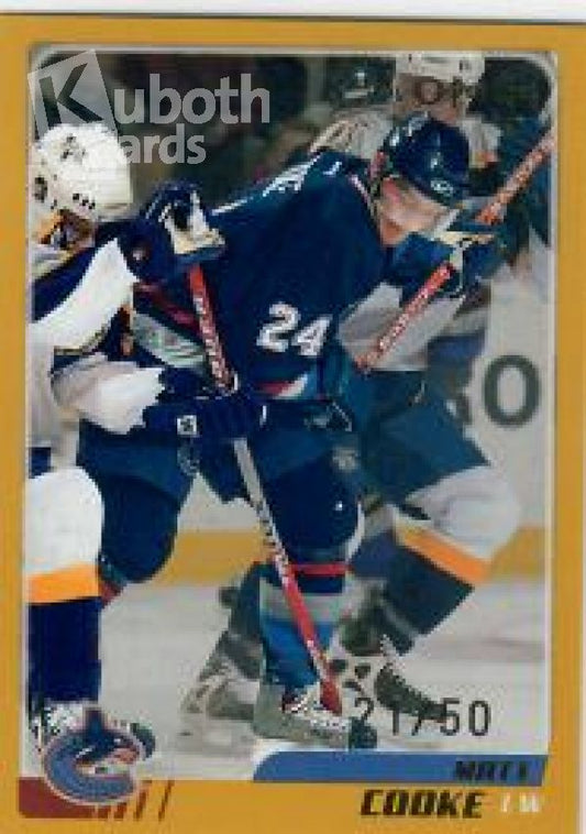 NHL 2003-04 O-Pee-Chee Gold - No 59 - Matt Cooke