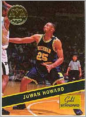 NBA 1994 Signature Rookies Gold Standard - No 7 - Juwan Howard