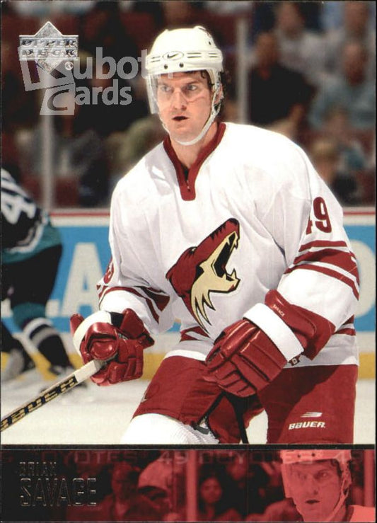 NHL 2003-04 Upper Deck - No 392 - Brian Savage