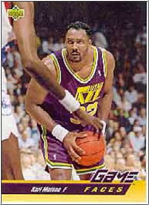 NBA 1992-93 Upper Deck - No. 489 - Karl Malone