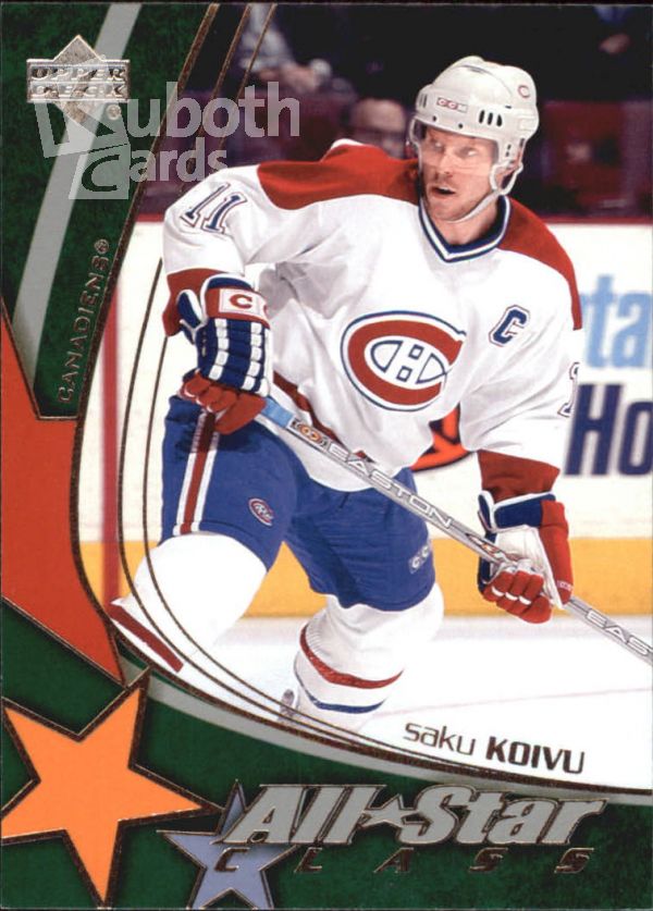 NHL 2003-04 Upper Deck All-Star Class - No AS-15 - Saku Koivu