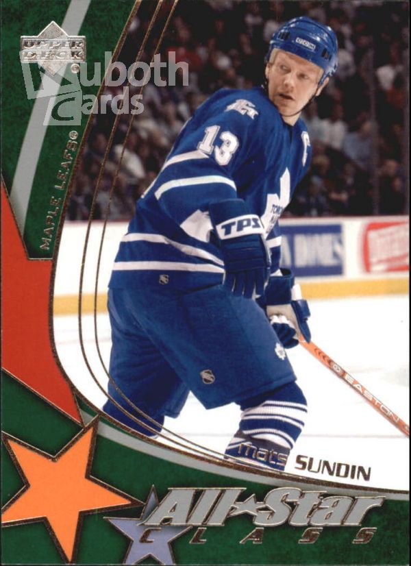 NHL 2003-04 Upper Deck All-Star Class - No AS-27 - Mats Sundin