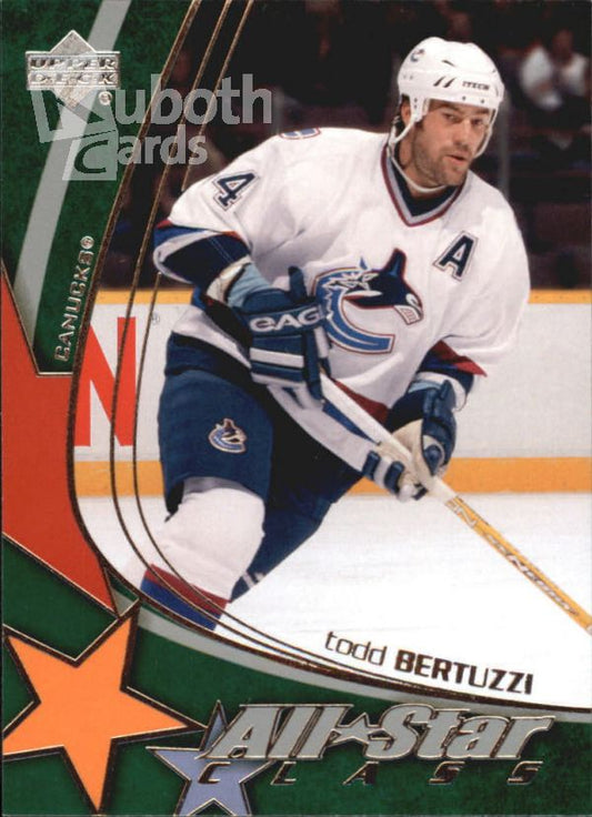 NHL 2003-04 Upper Deck All-Star Class - No AS-29 - Todd Bertuzzi