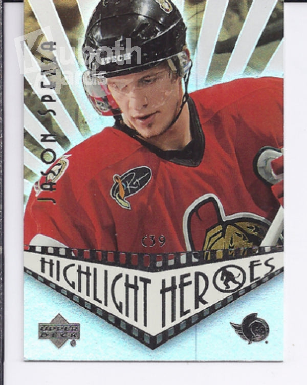 NHL 2003-04 Upper Deck Highlight Heroes - No HH-JS - Jason Spezza