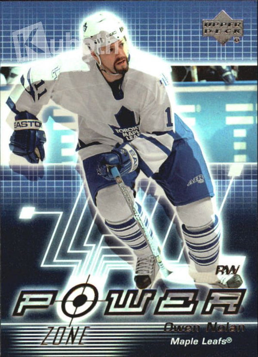 NHL 2003-04 Upper Deck Power Zone - No PZ-8 - Owen Nolan