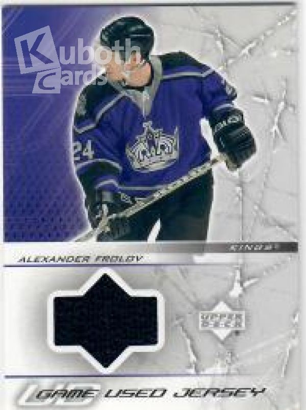 NHL 2003-04 Upper Deck Jerseys - No UD-AF - Alexander Frolov