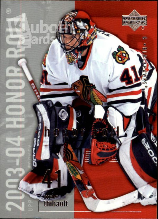 NHL 2003-04 Upper Deck Honor Roll - No 15 - Jocelyn Thibault