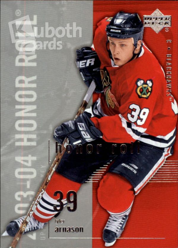 NHL 2003-04 Upper Deck Honor Roll - No 16 - Tyler Arnason