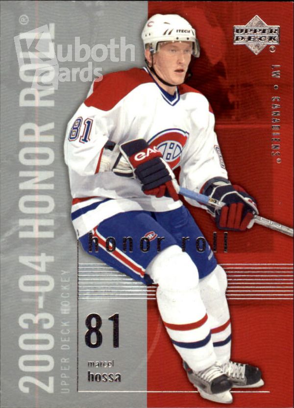 NHL 2003-04 Upper Deck Honor Roll - No. 44 - Marcel Hossa