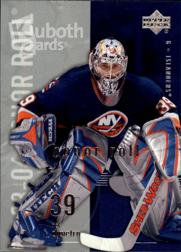 NHL 2003-04 Upper Deck Honor Roll - No. 53 - Rick DiPietro