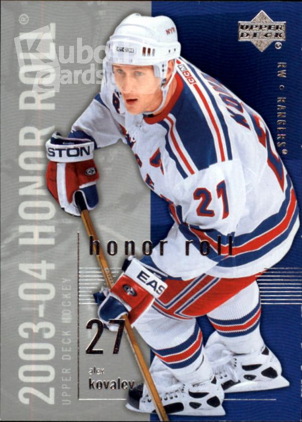 NHL 2003-04 Upper Deck Honor Roll - No. 54 - Alex Kovalev