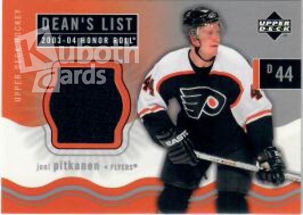 NHL 2003-04 Upper Deck Honor Roll - No 179 - Joni Pitkanen