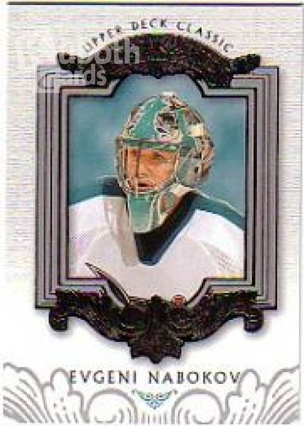 NHL 2003-04 Upper Deck Classic Portraits - No 82 - Evgeni Nabokov