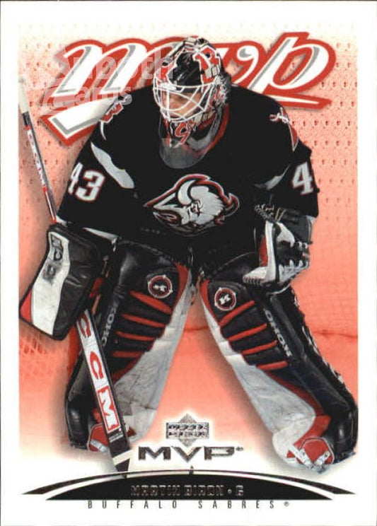 NHL 2003-04 Upper Deck MVP - No. 61 - Martin Biron