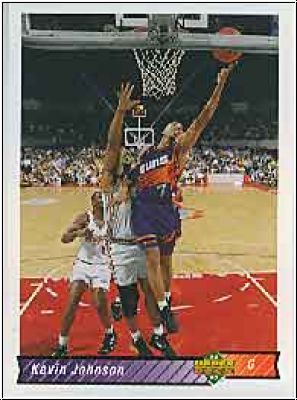 NBA 1992-93 Upper Deck - No. 418 - Kevin Johnson