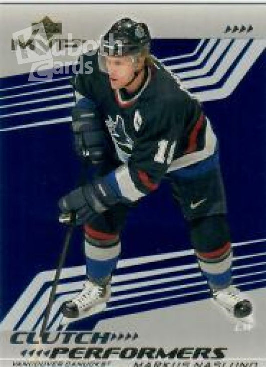 NHL 2003-04 Upper Deck MVP Clutch Performers - No CP2 - Markus Naslund