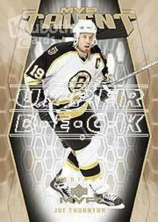 NHL 2003-04 Upper Deck MVP Talent - No MT6 - Joe Thornton