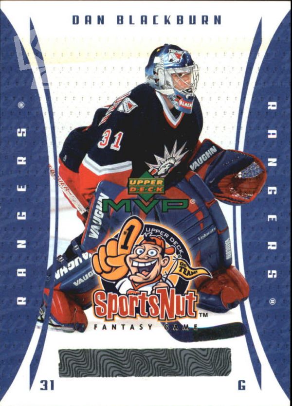 NHL 2003-04 Upper Deck MVP SporstNut - No SN56 - Dan Blackburn