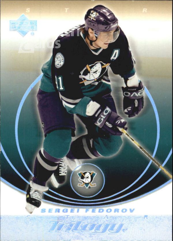 NHL 2003-04 Upper Deck Trilogy - No 1 - Sergei Fedorov