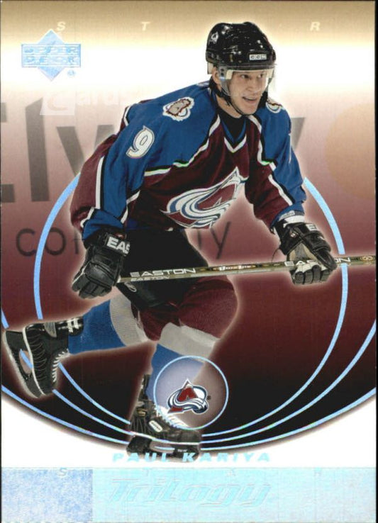 NHL 2003-04 Upper Deck Trilogy - No 22 - Paul Kariya