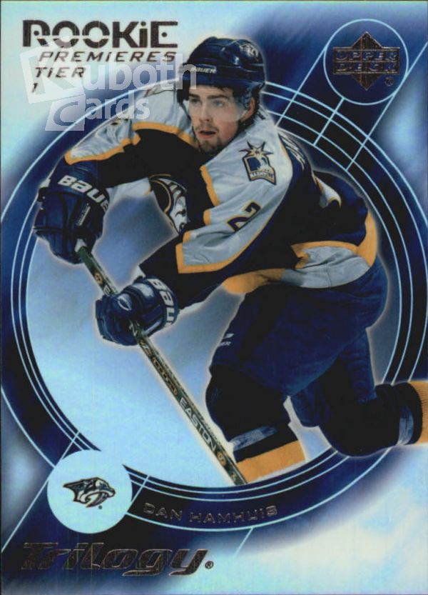 NHL 2003-04 Upper Deck Trilogy - No 156 - Dan Hamhuis