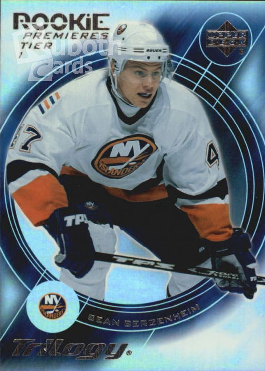 NHL 2003-04 Upper Deck Trilogy - No 161 - Sean Bergenheim