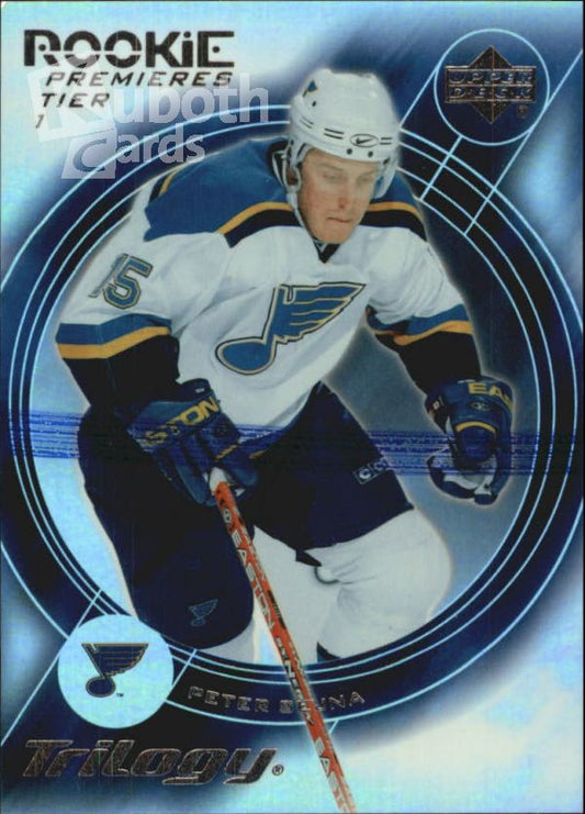 NHL 2003-04 Upper Deck Trilogy - No 168 - Peter Sejna