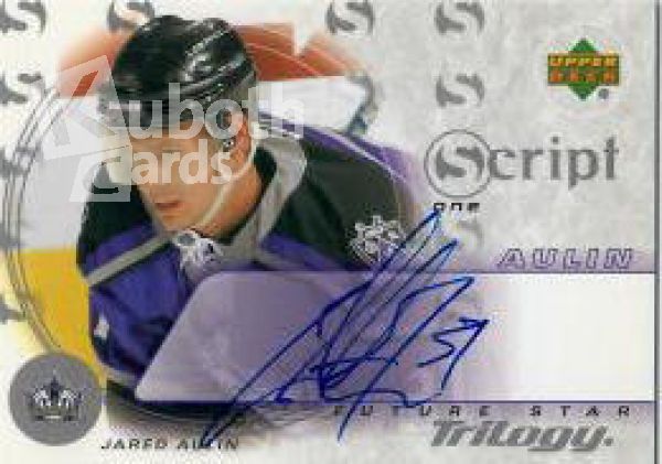 NHL 2003-04 Upper Deck Trilogy Scripts - No S1-JA - Jared Aulin