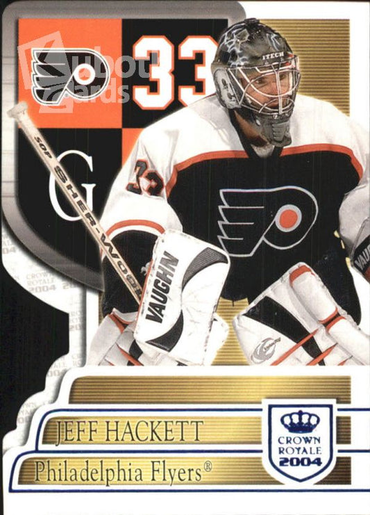 NHL 2003-04 Crown Royale Blue - No 73 - Jeff Hackett