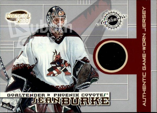 NHL 2003-04 Pacific Invincible Jerseys - No 23 - Sean Burke