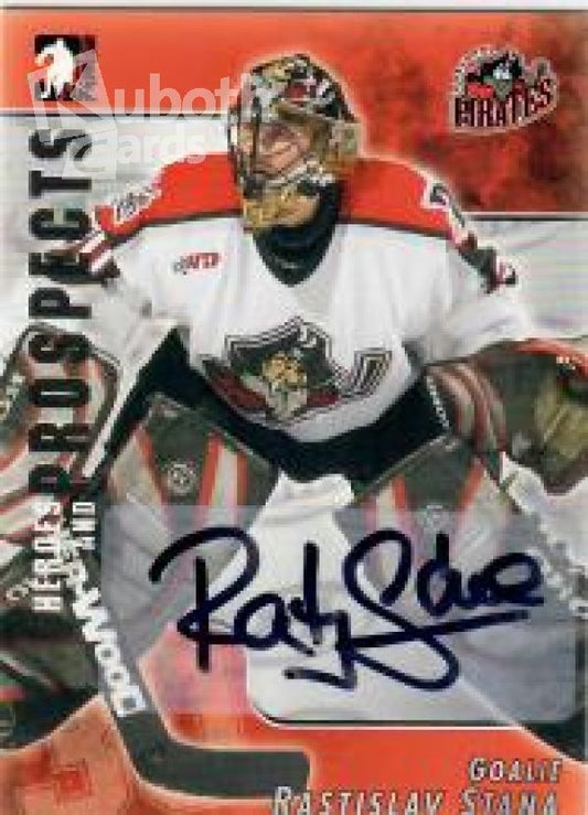NHL 2004-05 ITG Heroes and Prospects Autographs - No A-RS - Rastislav Stana