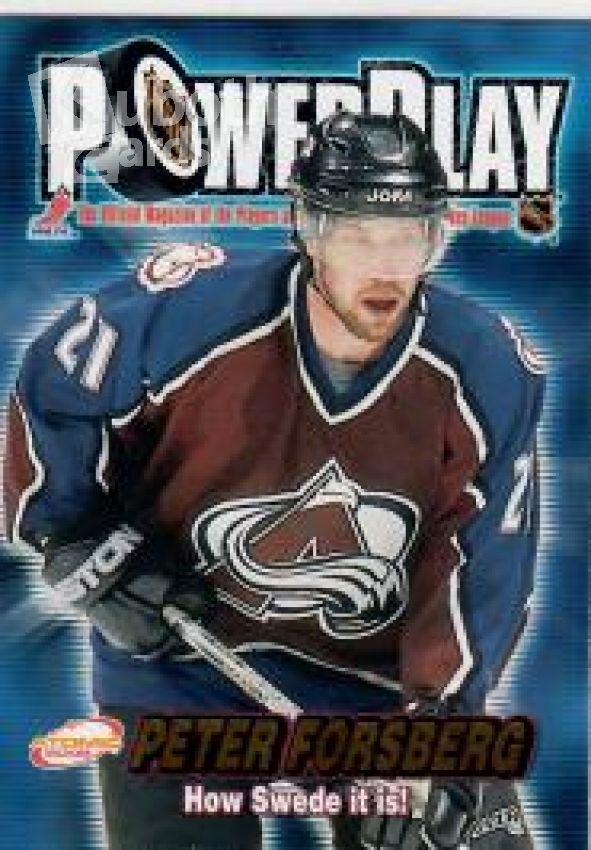 NHL 2001-02 Atomic Power Play - No 8 - Peter Forsberg