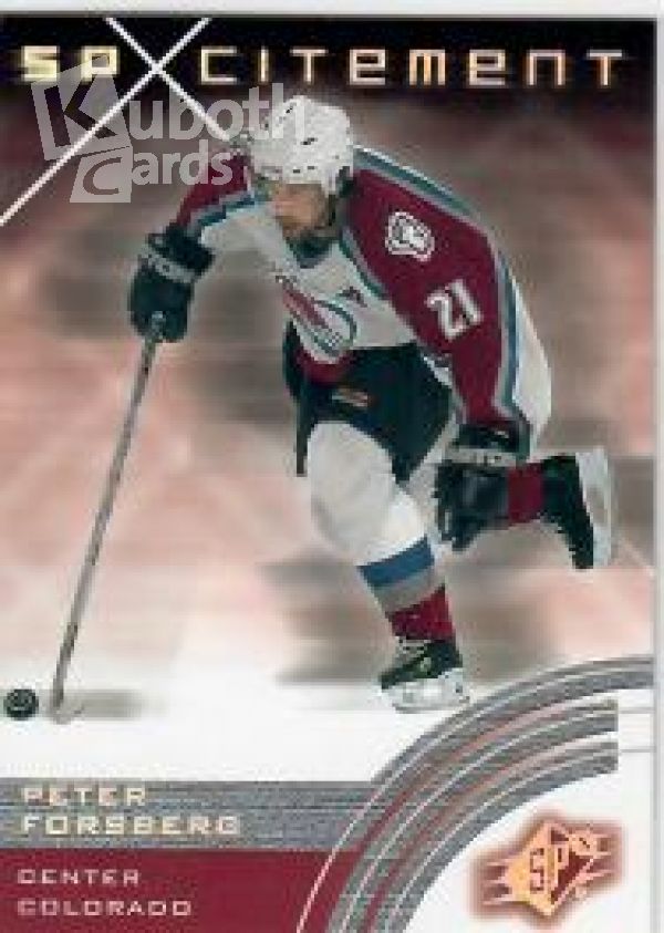 NHL 2001-02 SPx - No 72 - Peter Forsberg