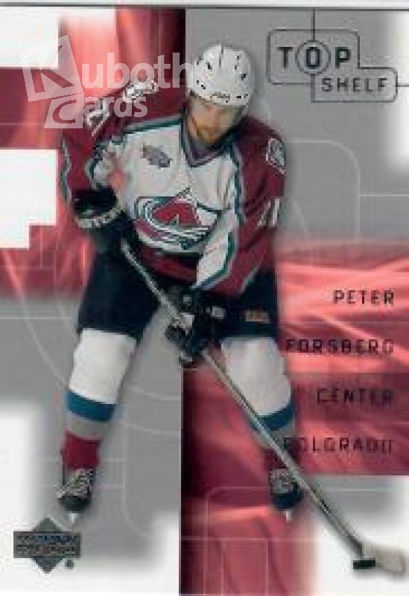 NHL 2001-02 UD Top Shelf - No 9 - Peter Forsberg