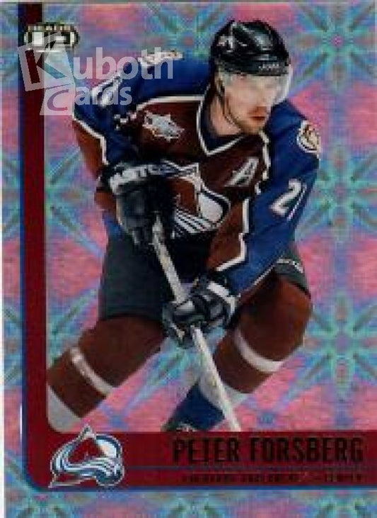 NHL 2001-02 Pacific Heads Up - No 23 - Peter Forsberg