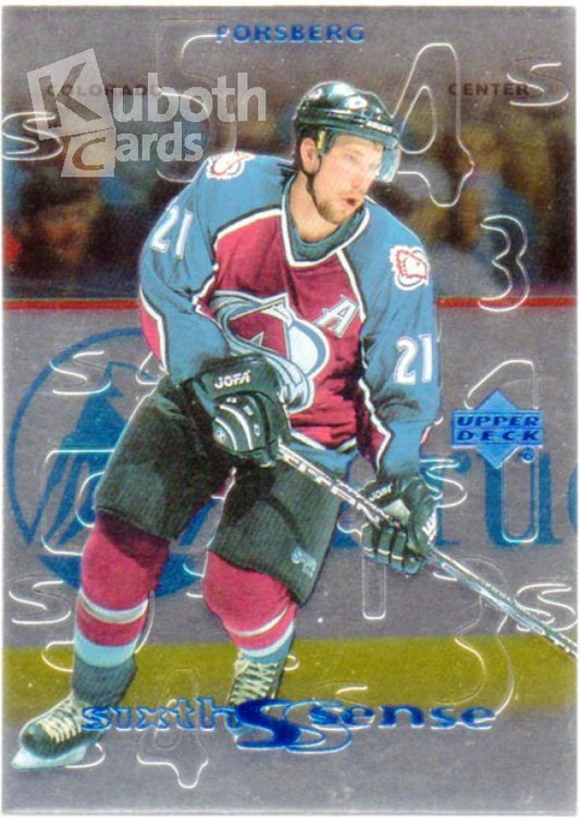 NHL 1999 / 00 Upper Deck Sixth Sense - No SS6 - Peter Forsberg