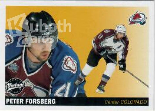 NHL 2002-03 Upper Deck Vintage - No 64 - Peter Forsberg