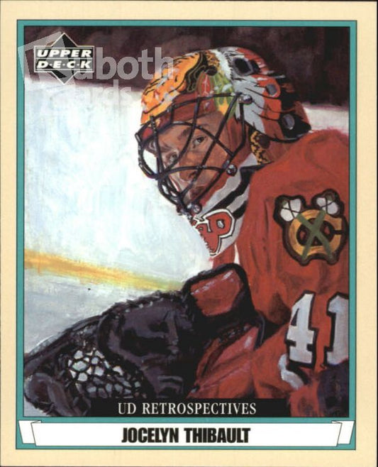 NHL 2002-03 UD Artistic Impressions Retrospectives - No R19 - Jocelyn Thiabault