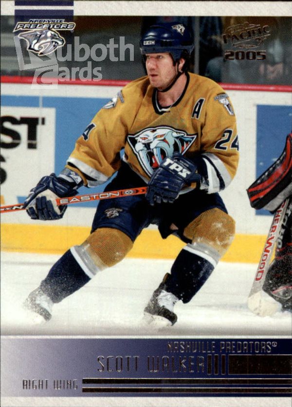 NHL 2004-05 Pacific - No. 152 - Scott Walker