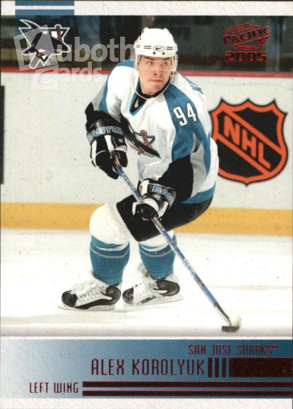 NHL 2004-05 Pacific Red - No. 229 - Alex Korolyuk