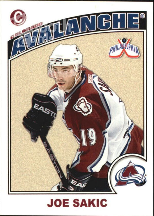 NHL 2004-05 Pacific Philadelphia - No 2 - Joe Sakic