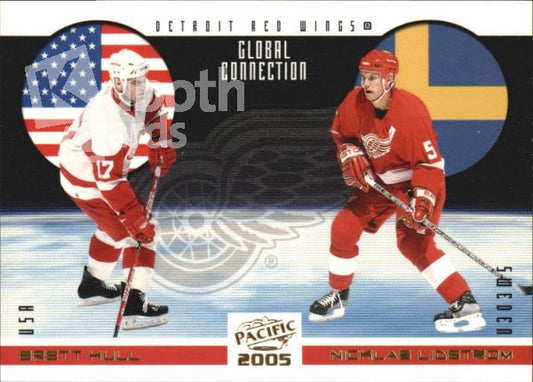 NHL 2004-05 Pacific Global Connection - No 6 - Brett Hull / Nicklas Lidstrom