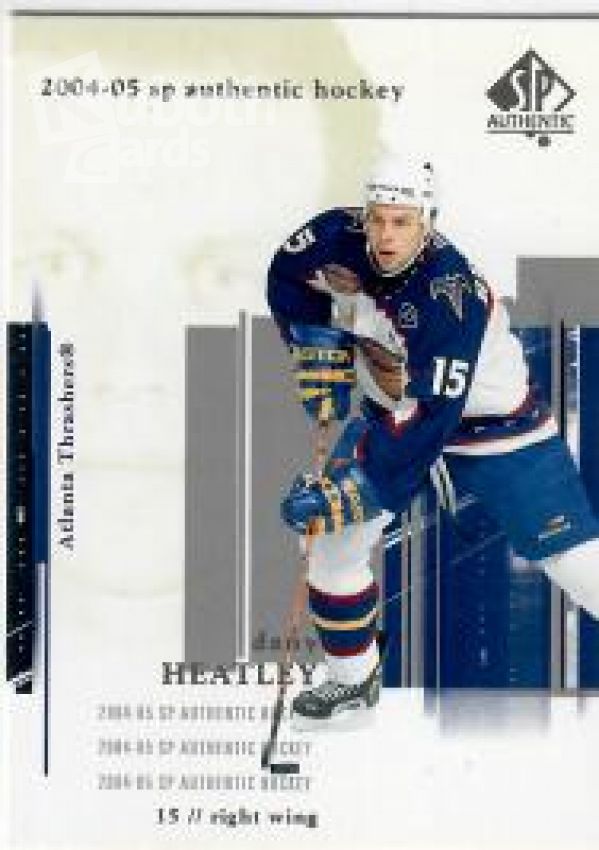 NHL 2004-05 SP Authentic - No 4 - Dany Heatley