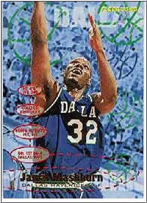 NBA 1995-96 Fleer - No. 37 - Jamal Mashburn