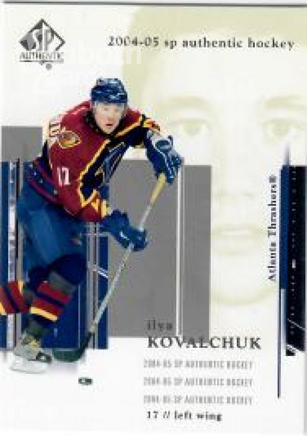 NHL 2004-05 SP Authentic - No 5 - Ilya Kovalchuk