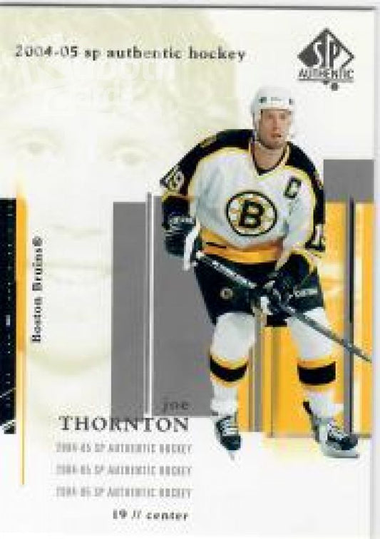 NHL 2004-05 SP Authentic - No 8 - Joe Thornton