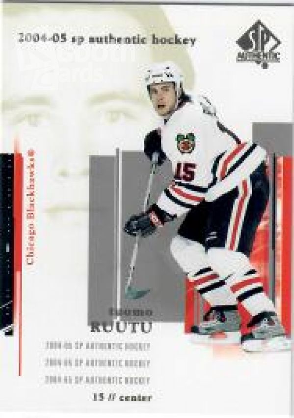 NHL 2004-05 SP Authentic - No 20 - Tuomo Ruutu