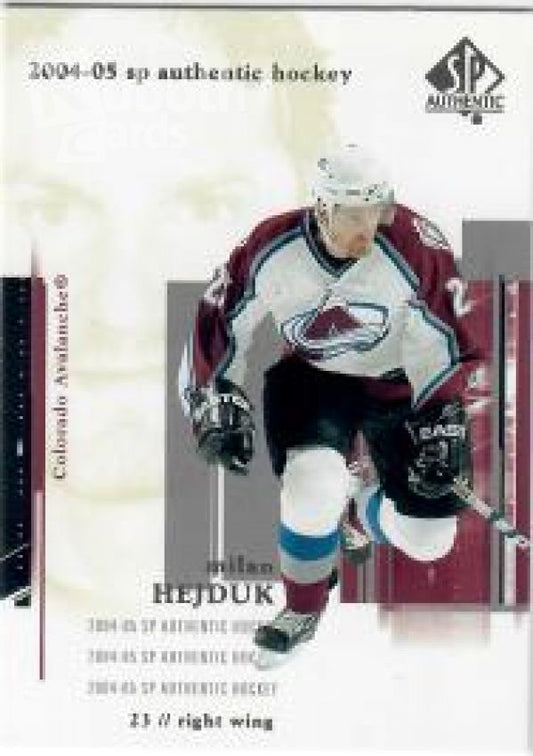 NHL 2004-05 SP Authentic - No 24 - Milan Hejduk