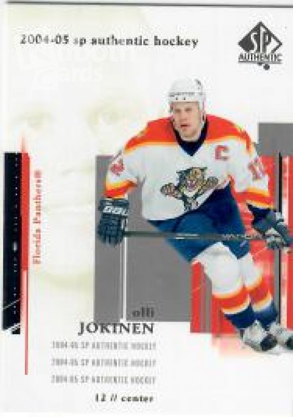 NHL 2004-05 SP Authentic - No 41 - Olli Jokinen