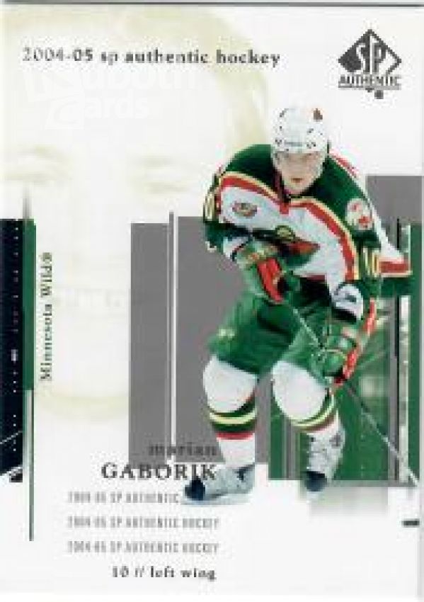 NHL 2004-05 SP Authentic - No 44 - Marian Gaborik